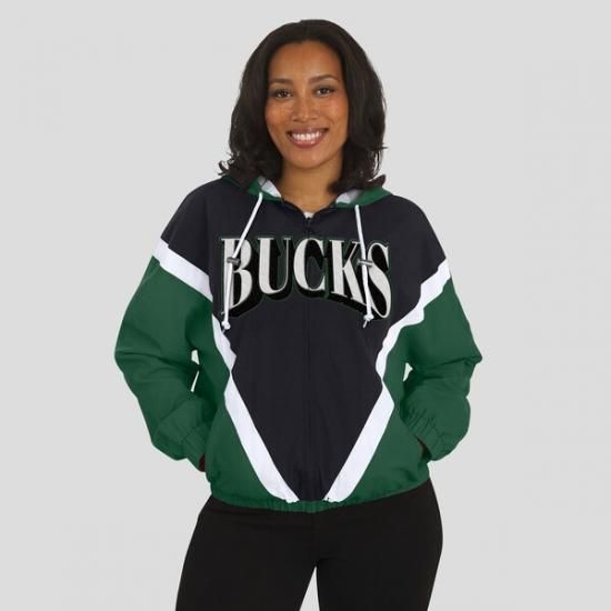 ミルウォーキーバックス WEAR エリン・アンドリューズ レディース カラーブロック フル-ジップ  イメージ4