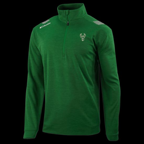 ミルウォーキーバックス Columbia Oakl& ダウンs Omni-Wick クォーター-ジッ イメージ2