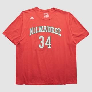 ミルウォーキーバックス Adidas 2013 Tシャツ - レッド - XL バイ ファナティクス サムネイル