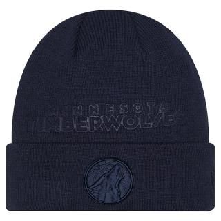 ミネソタティンバーウルブズ ニューエラ(New Era) トーナル 折り返し ニット帽 - ネイビー サムネイル
