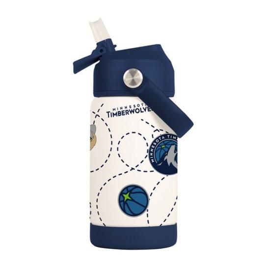 ミネソタティンバーウルブズ ロゴ ブランドs 12オンス(354ml) マスコット ボトル イメージ1