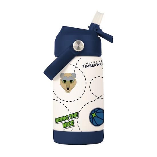 ミネソタティンバーウルブズ ロゴ ブランドs 12オンス(354ml) マスコット ボトル イメージ3