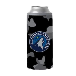 ミネソタティンバーウルブズ 12オンス(354ml) ブラック カモ スリム 缶飲料 クーラー サムネイル