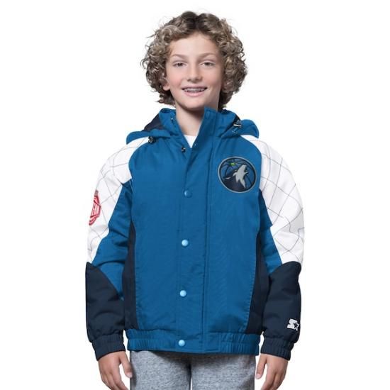 ミネソタティンバーウルブズ スターター ユース オール タイム プロ ジュニア. フル-ジップ パー イメージ1