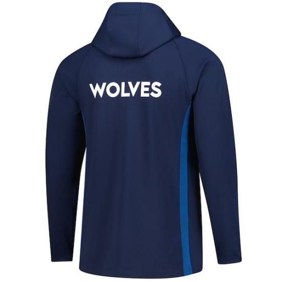 ミネソタティンバーウルブズ Nike オーセンティック オンコート ゾーン クォーター-ジップ ドラ イメージ3