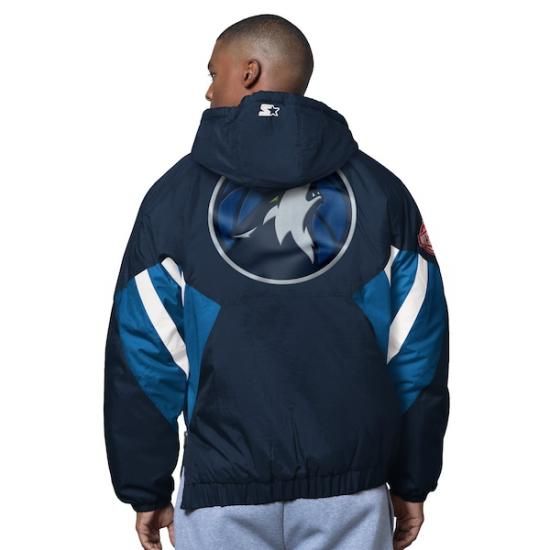 ミネソタティンバーウルブズ スターター ザ ライン アップ Oxford Crinkle ハーフジッ イメージ2