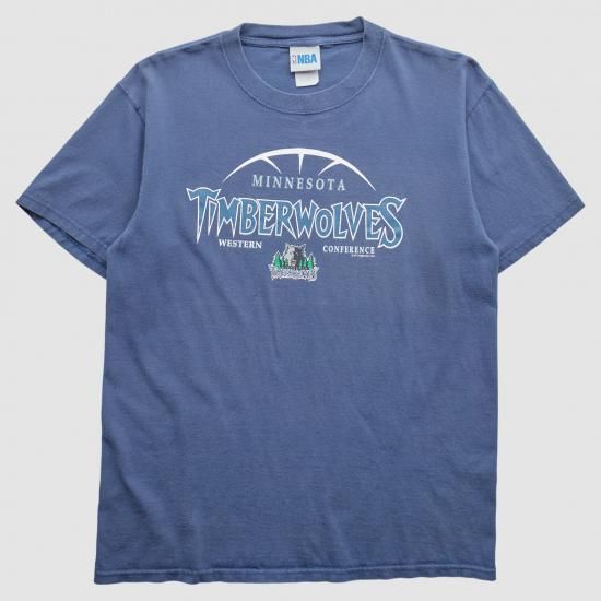 ミネソタティンバーウルブズ 2000s Tシャツ - ブルー - S バイ ファナティクス リアル  イメージ1