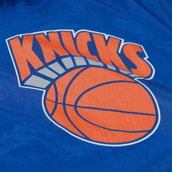 ニューヨークニックス ミッチェル&ネス プレイmaker フル-ジップ フード付き ウインドブレーカ イメージ4