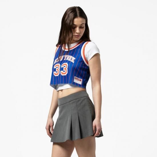 パトリック・ユーイング ニューヨークニックス ミッチェル&ネス x DANNIJO レディース ファ イメージ9