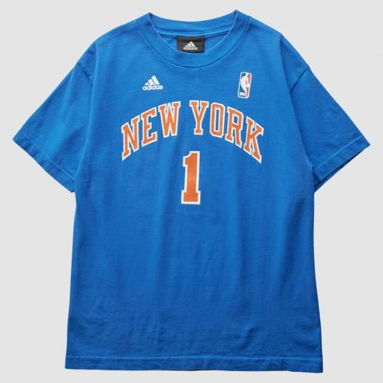 ニューヨークニックス Adidas 2010s Tシャツ - ブルー - XXS バイ ファナティク イメージ1
