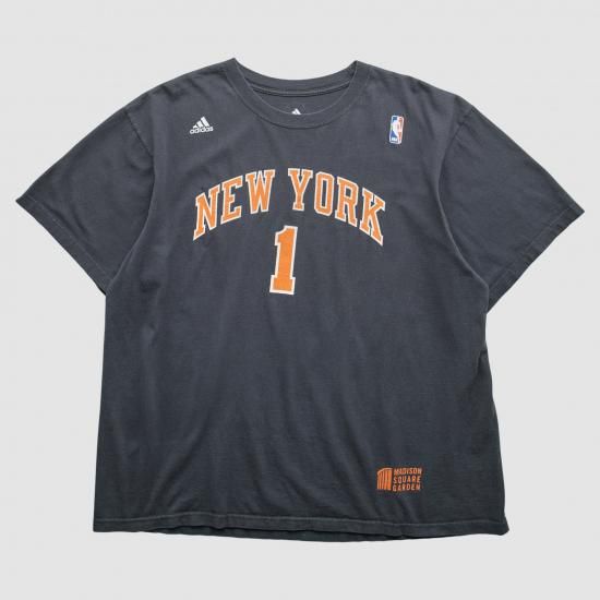 ニューヨークニックス Adidas 2010s Tシャツ - ブラック - 2XL バイ ファナティ イメージ1