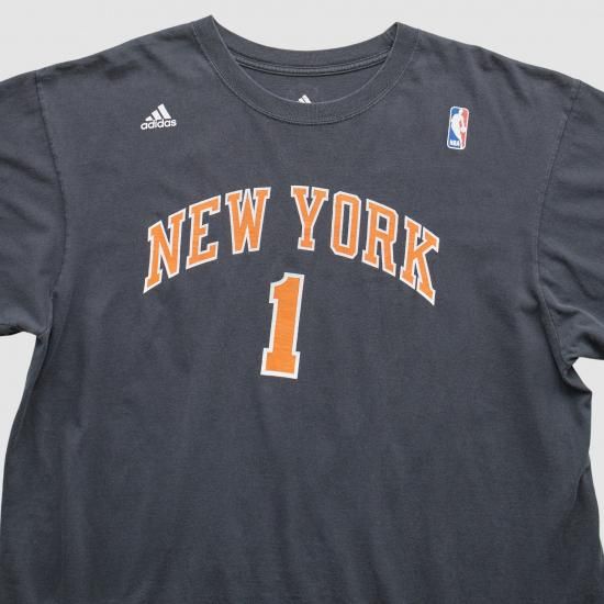 ニューヨークニックス Adidas 2010s Tシャツ - ブラック - 2XL バイ ファナティ イメージ2