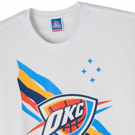 オクラホマシティサンダー OVO x NBA Heavyweight Tシャツ - ホワイト イメージ4