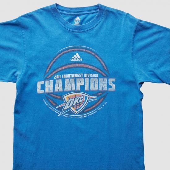 オクラホマシティサンダー Adidas 2011 Tシャツ - ブルー - M バイ ファナティクス イメージ3