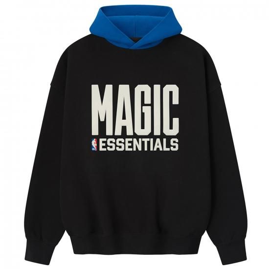 オーランドマジック Fear オブ ゴーd x NBA ユニセックス スポーツ パーカー - ブラッ イメージ1