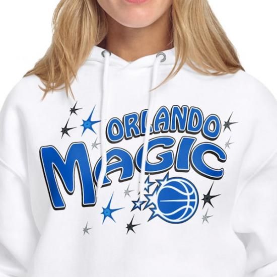 オーランドマジック スターター レディース ファイヤーworks フリース パーカー - ホワイト イメージ3