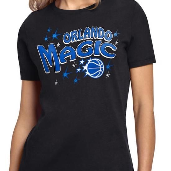 オーランドマジック スターター レディース ファイヤーworks Tシャツ - ブラック イメージ3