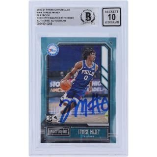 Tyrese Maxey フィラデルフィアセブンティシクサーズ 直筆サイン入り 2020-21 パニ サムネイル