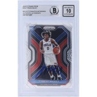 Tyrese Maxey フィラデルフィアセブンティシクサーズ 直筆サイン入り 2020-21 パニ サムネイル