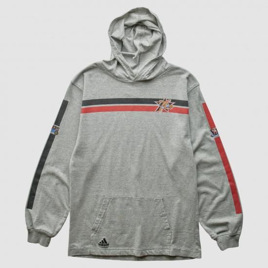 フィラデルフィアセブンティシクサーズ Adidas 2000s プルオーバー スウェット - グレー イメージ1