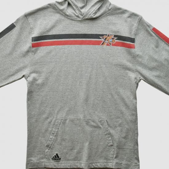 フィラデルフィアセブンティシクサーズ Adidas 2000s プルオーバー スウェット - グレー イメージ4