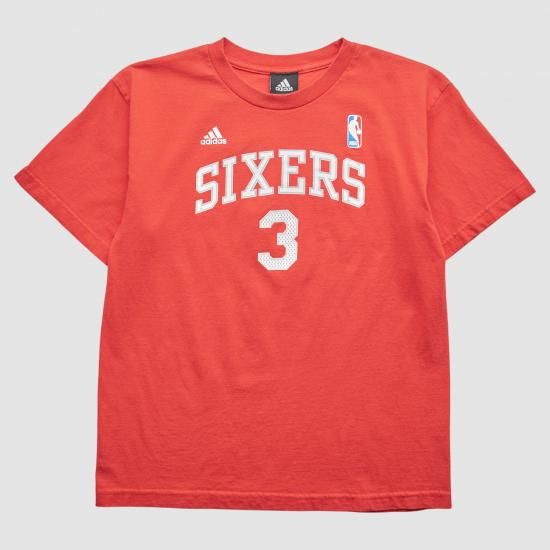 フィラデルフィアセブンティシクサーズ Adidas 2000s Tシャツ - レッド - S バイ  イメージ1