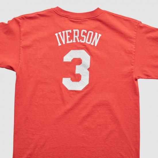 フィラデルフィアセブンティシクサーズ Adidas 2000s Tシャツ - レッド - S バイ  イメージ3