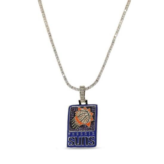 フェニックスサンズ GLD 18K イエロー ゴールド ロゴ ペンダント & 20