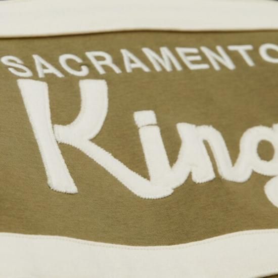 サクラメントキングス ミッチェル&ネス ダブル クラッチ ヘッド Coach パーカー - Oliv イメージ4