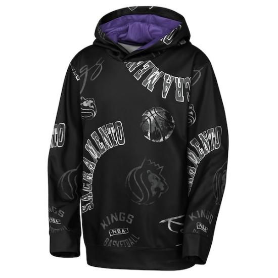 サクラメントキングス アウトerstuff ユース Moving Violアットiオン パーカー - イメージ2