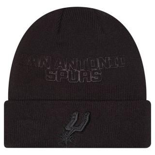 サンアントニオスパーズ ニューエラ(New Era) トーナル 折り返し ニット帽 - ブラック サムネイル