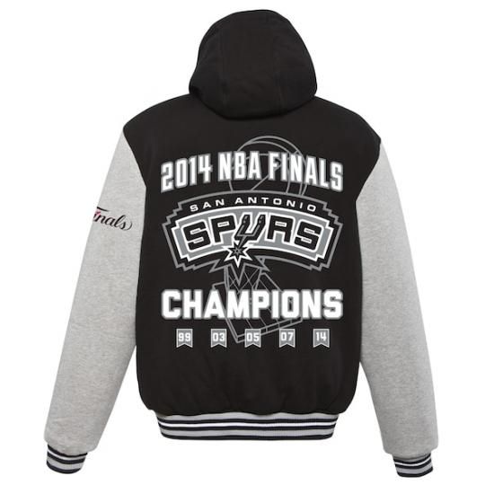サンアントニオスパーズ JH デザイン 2014 NBA ファイナル フリース フル-ジップ ヴィー イメージ4