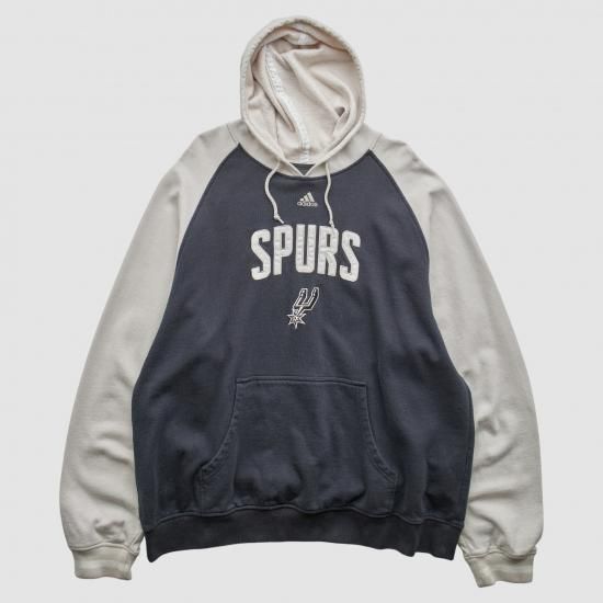 サンアントニオスパーズ Adidas 2000s プルオーバー スウェット - ネイビー - 2XL イメージ1