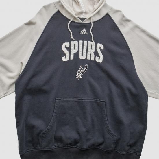 サンアントニオスパーズ Adidas 2000s プルオーバー スウェット - ネイビー - 2XL イメージ2
