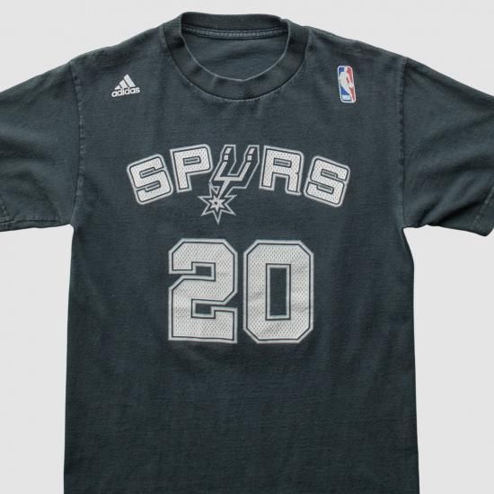 サンアントニオスパーズ Adidas 2000s Tシャツ - ブラック - XXS バイ ファナテ イメージ2