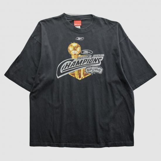 サンアントニオスパーズ リーボック 2003 Tシャツ - ブラック - 2XL バイ ファナティク イメージ1