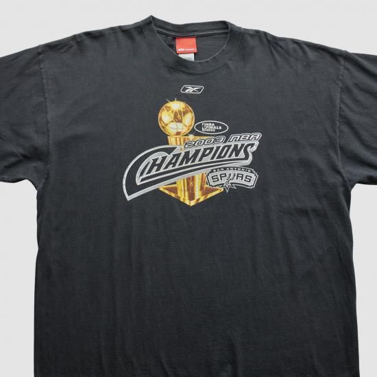 サンアントニオスパーズ リーボック 2003 Tシャツ - ブラック - 2XL バイ ファナティク イメージ3