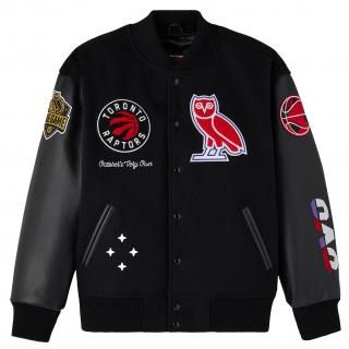 トロントラプターズ OVO x NBA フル-Snap ヴィーシティ ジャケット - ブラック サムネイル