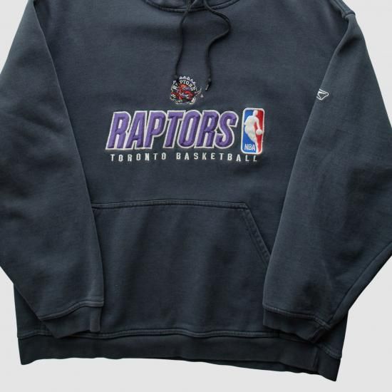 トロントラプターズ リーボック 2000s プルオーバー スウェット - チャコール - M バイ  イメージ2