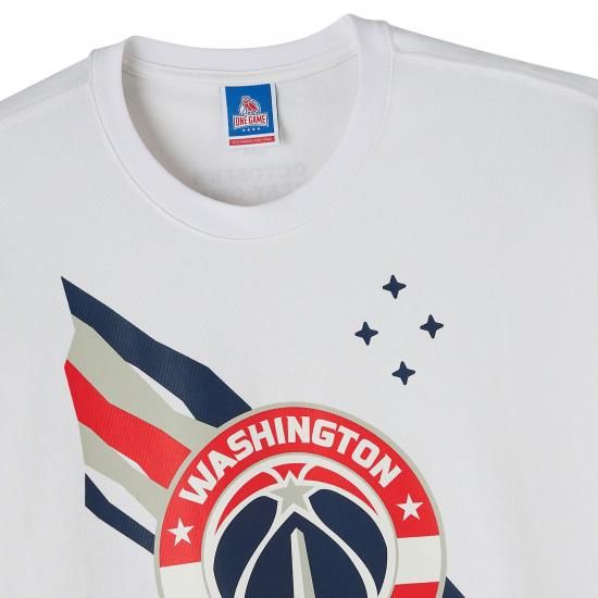 ワシントンウィザーズ OVO x NBA Heavyweight Tシャツ - ホワイト イメージ4