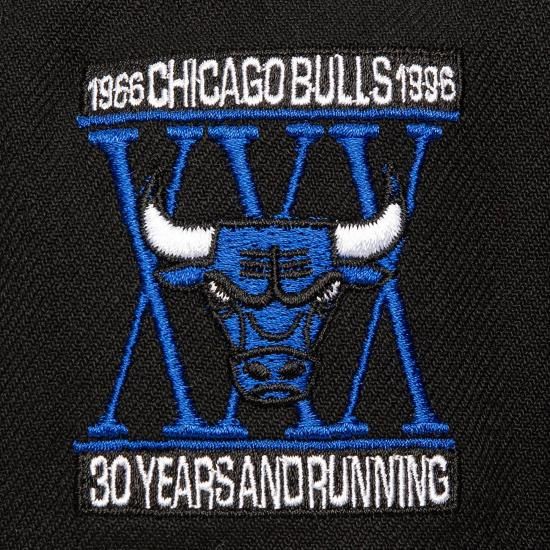 シカゴブルズ ミッチェル&ネス コア XI スナップバック ハット - ブラック イメージ3