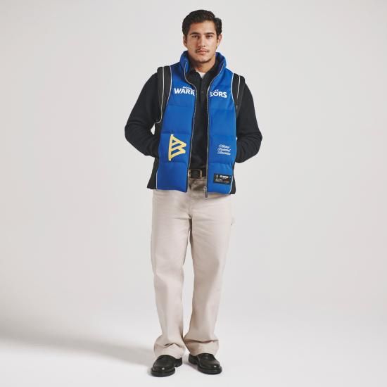 ゴールデンステイトウォリアーズ オフ Seasオン x NBA ユニセックス チーム パフer ベス イメージ2