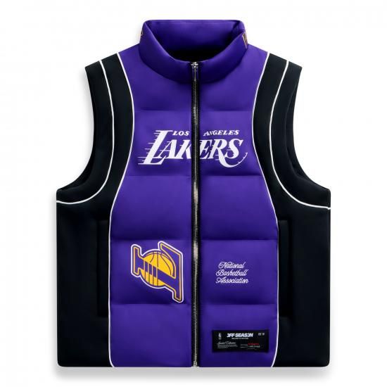 ロサンゼルス・レイカーズ オフ Seasオン x NBA ユニセックス チーム パフer ベスト - イメージ7