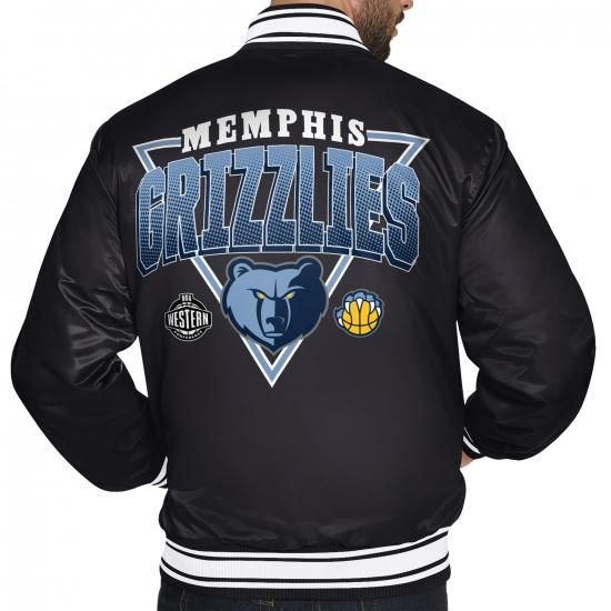 メンフィスグリズリーズ スターター トライアングル フル-Snap ヴィーシティ ジャケット - ブ イメージ2