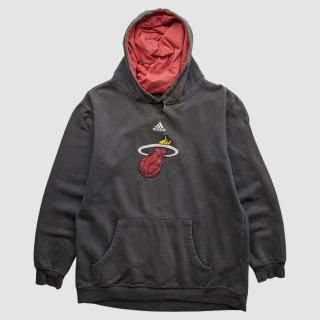 マイアミヒート Adidas 2000s プルオーバー スウェット - チャコール - XS バイ サムネイル
