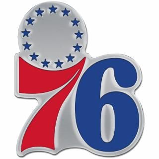 フィラデルフィアセブンティシクサーズ ウィンクラフト カラーed クローム オート エンブレム サムネイル