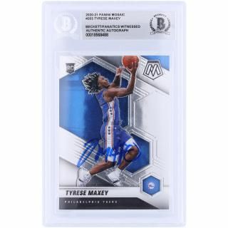 Tyrese Maxey フィラデルフィアセブンティシクサーズ 直筆サイン入り 2020-21 パニ サムネイル