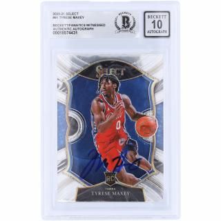 Tyrese Maxey フィラデルフィアセブンティシクサーズ 直筆サイン入り 2020-21 パニ サムネイル