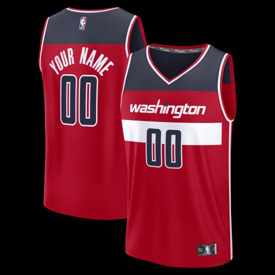 ワシントンウィザーズ ファナティクス ファストブレイク カスタム ジャージー - レッド - アイコ イメージ1