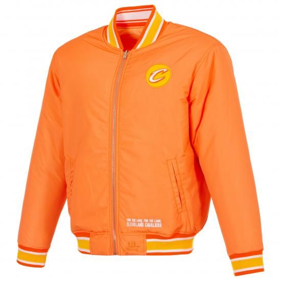 クリーブランドキャバリアーズ JH デザイン リバーシブル フル-ジップ Flight ジャケット イメージ2